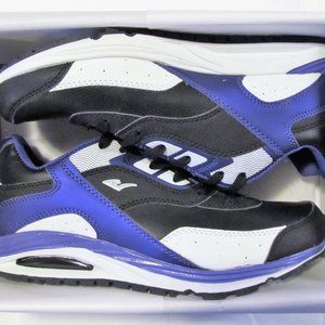 Women's Bobby Black/White/Purple Athletic Shoe, Si